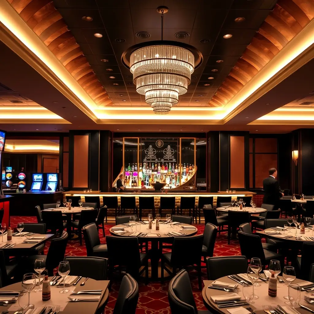 Eleganckie wnętrze restauracji